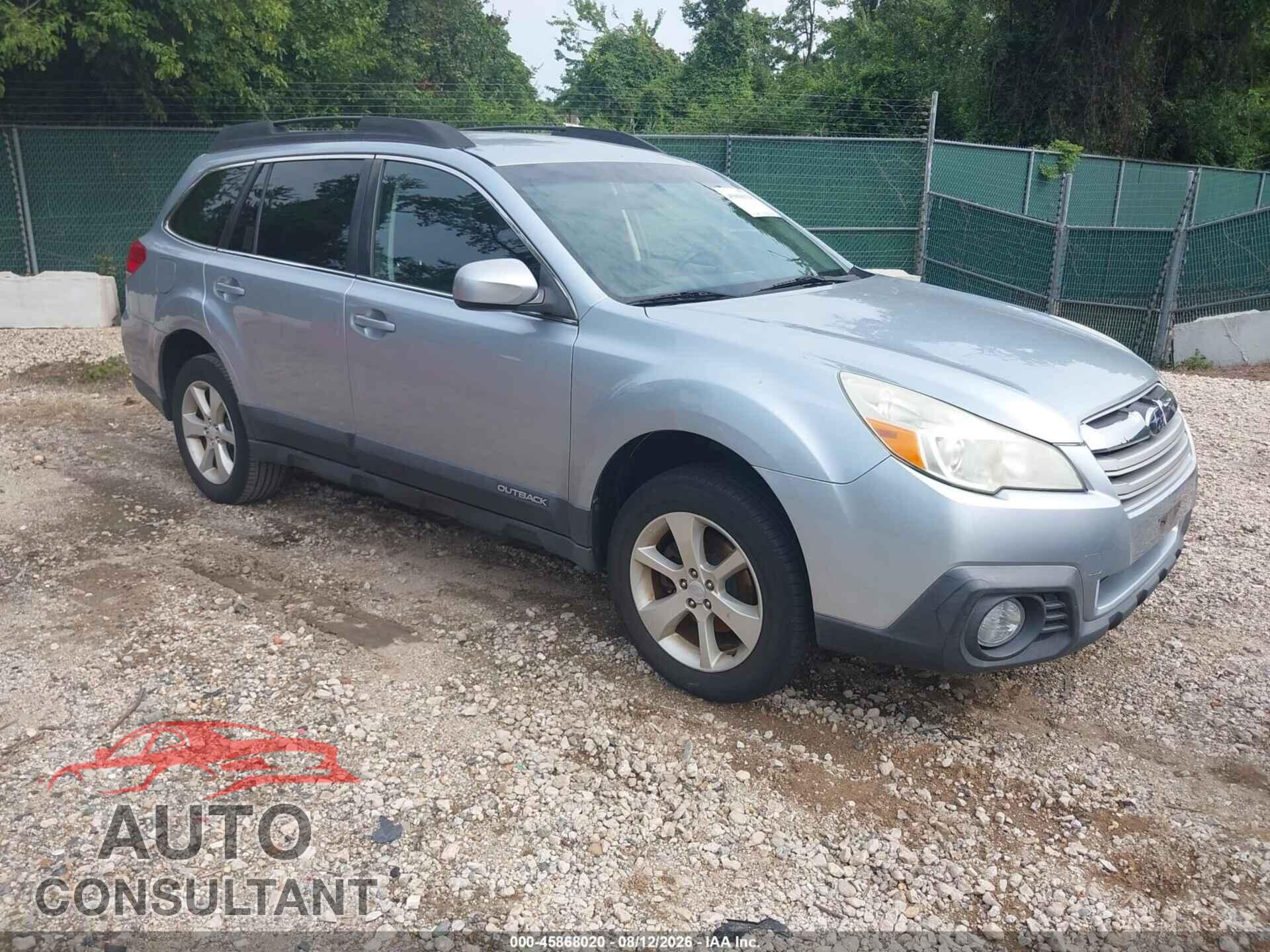 SUBARU OUTBACK 2014 - 4S4BRBCC4E3278532