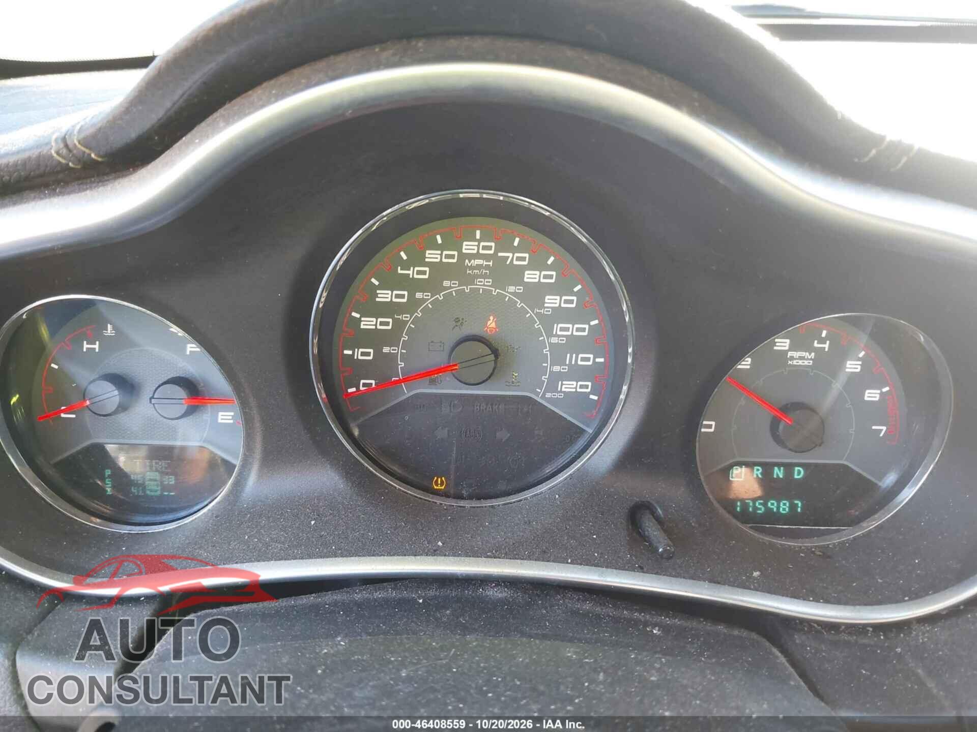 DODGE AVENGER 2013 - 1C3CDZCB9DN588240