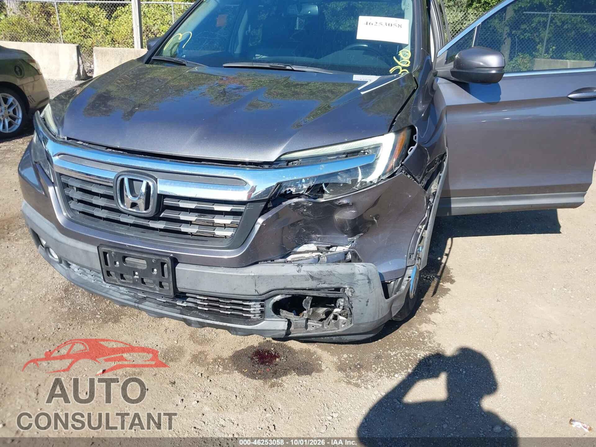 HONDA RIDGELINE 2017 - 5FPYK3F68HB036761