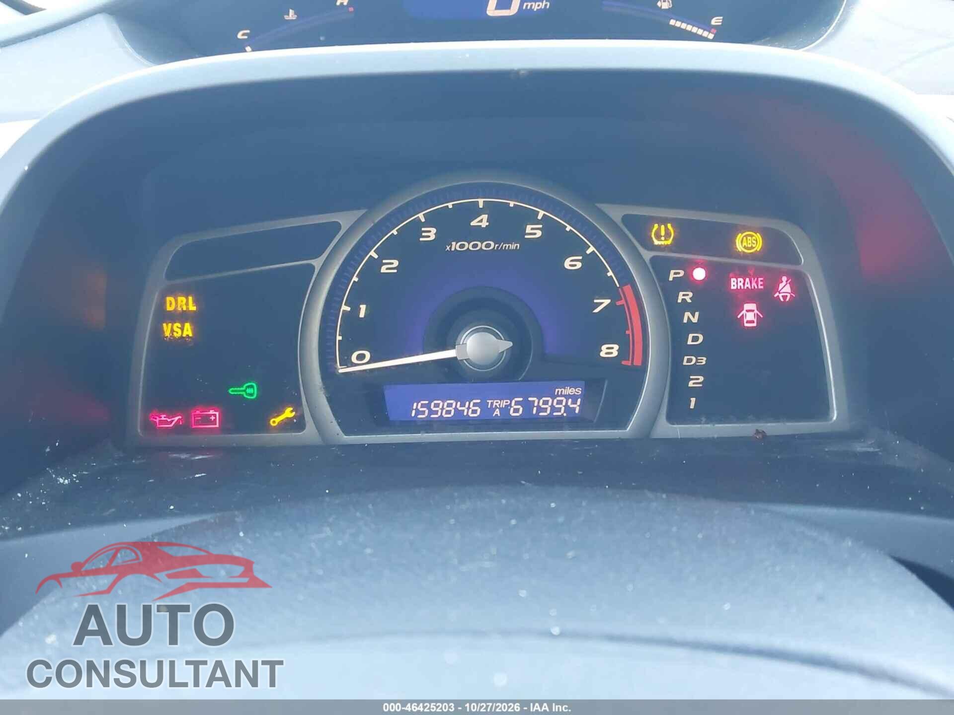 HONDA CIVIC 2010 - 19XFA1F9XAE064400