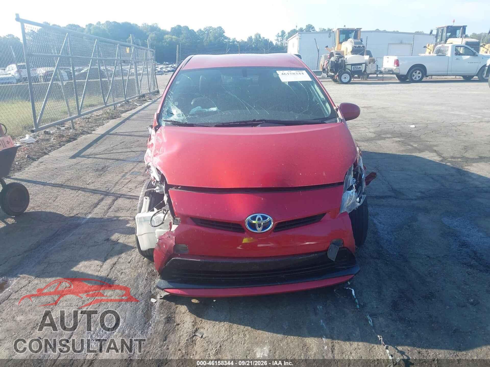 TOYOTA PRIUS 2013 - JTDKN3DU2D5648375