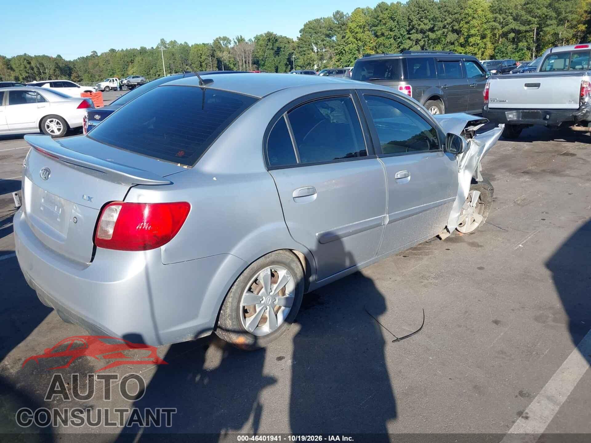 KIA RIO 2010 - KNADH4A33A6687738