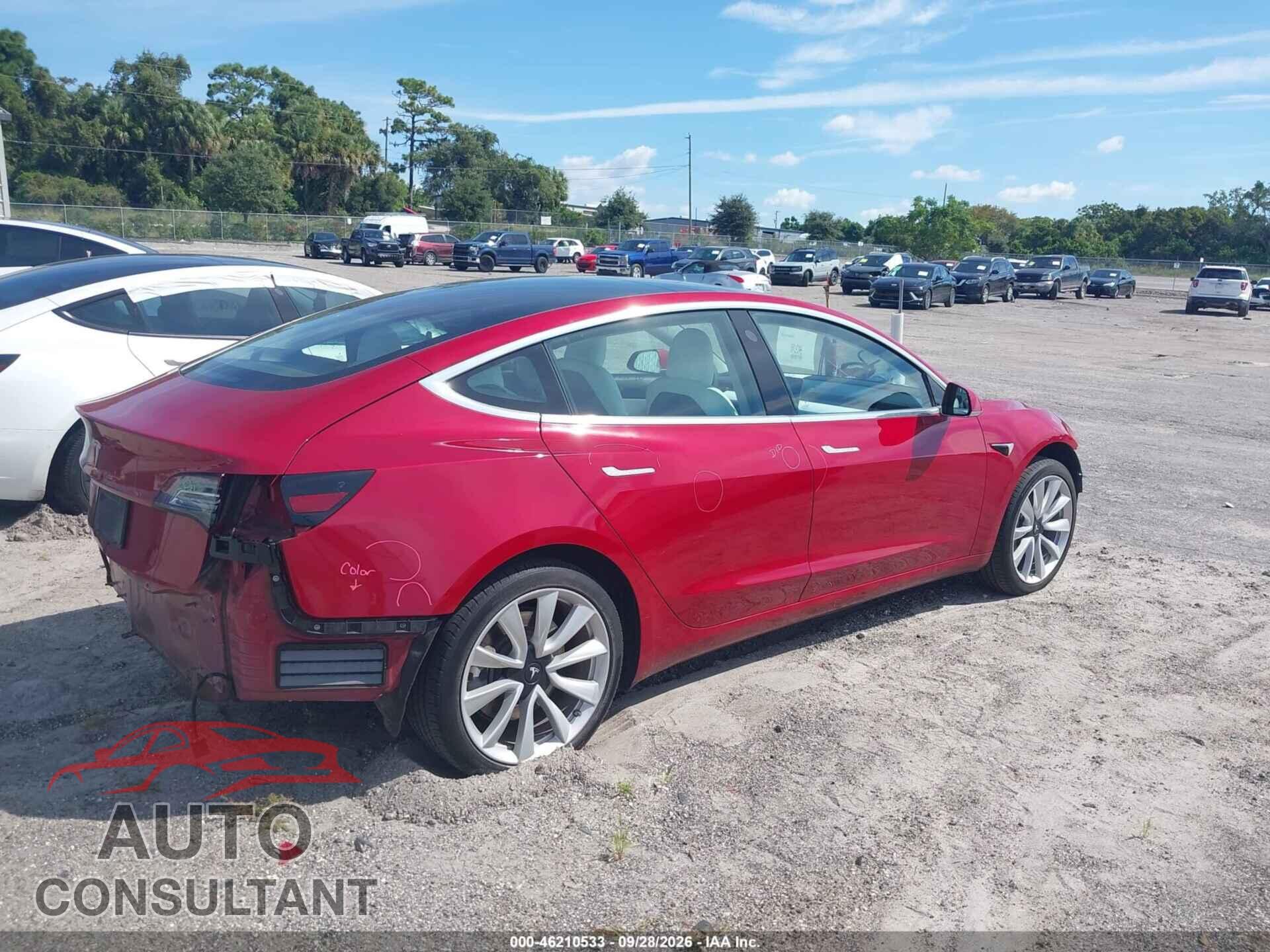 TESLA MODEL 3 2019 - 5YJ3E1EA6KF432067
