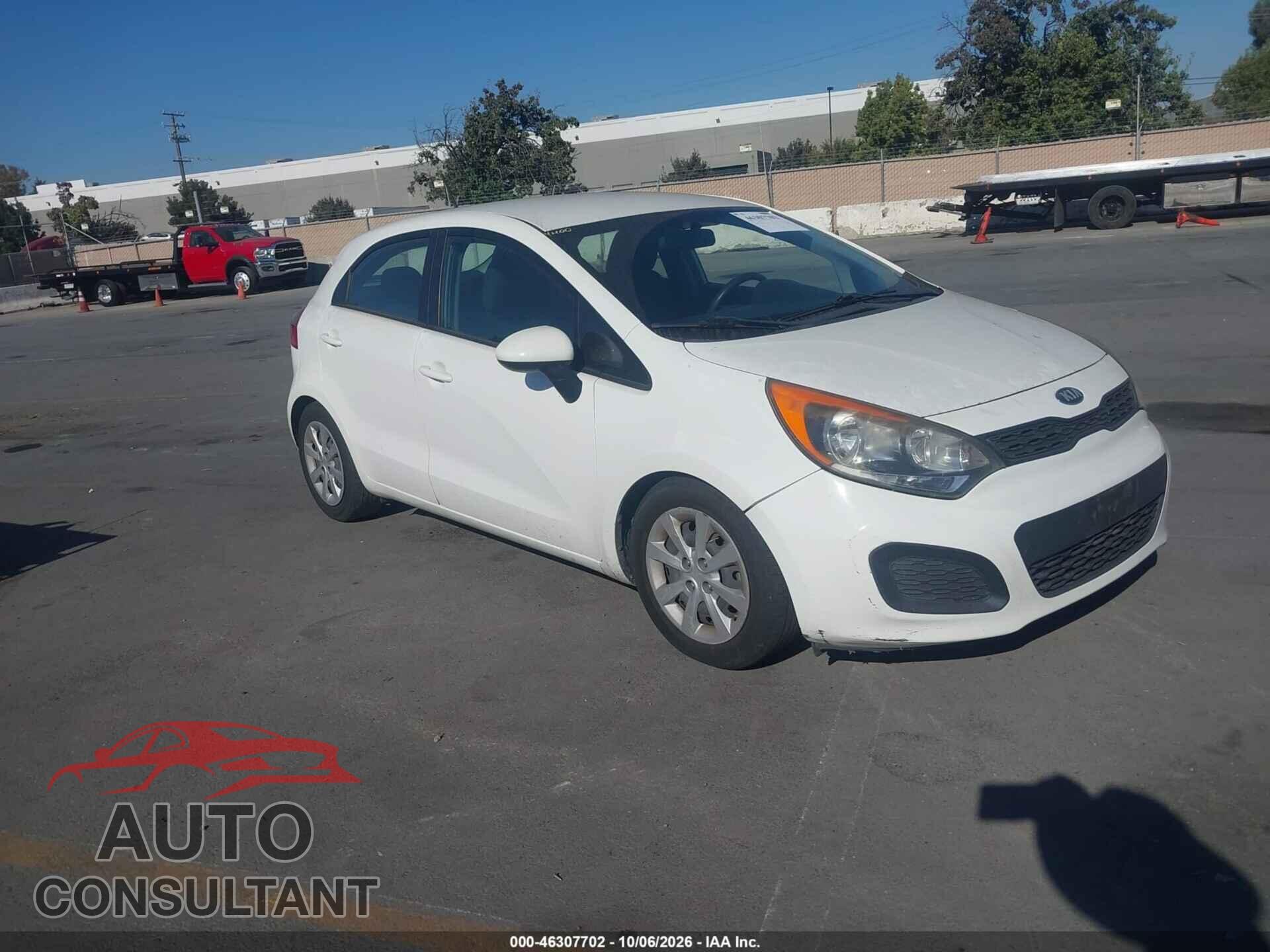 KIA RIO 2013 - KNADM5A36D6285122