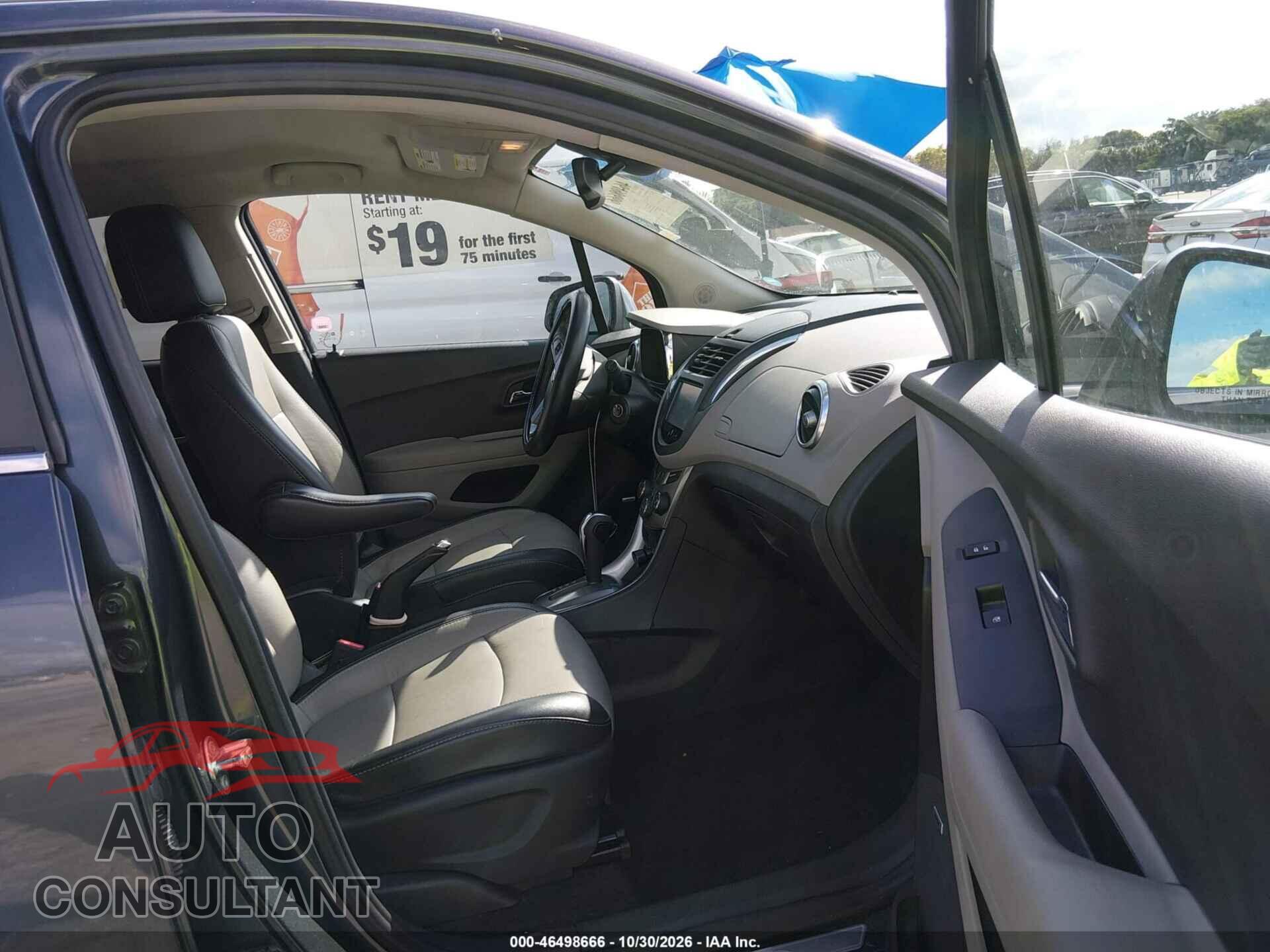 CHEVROLET TRAX 2016 - 3GNCJMSB4GL129363