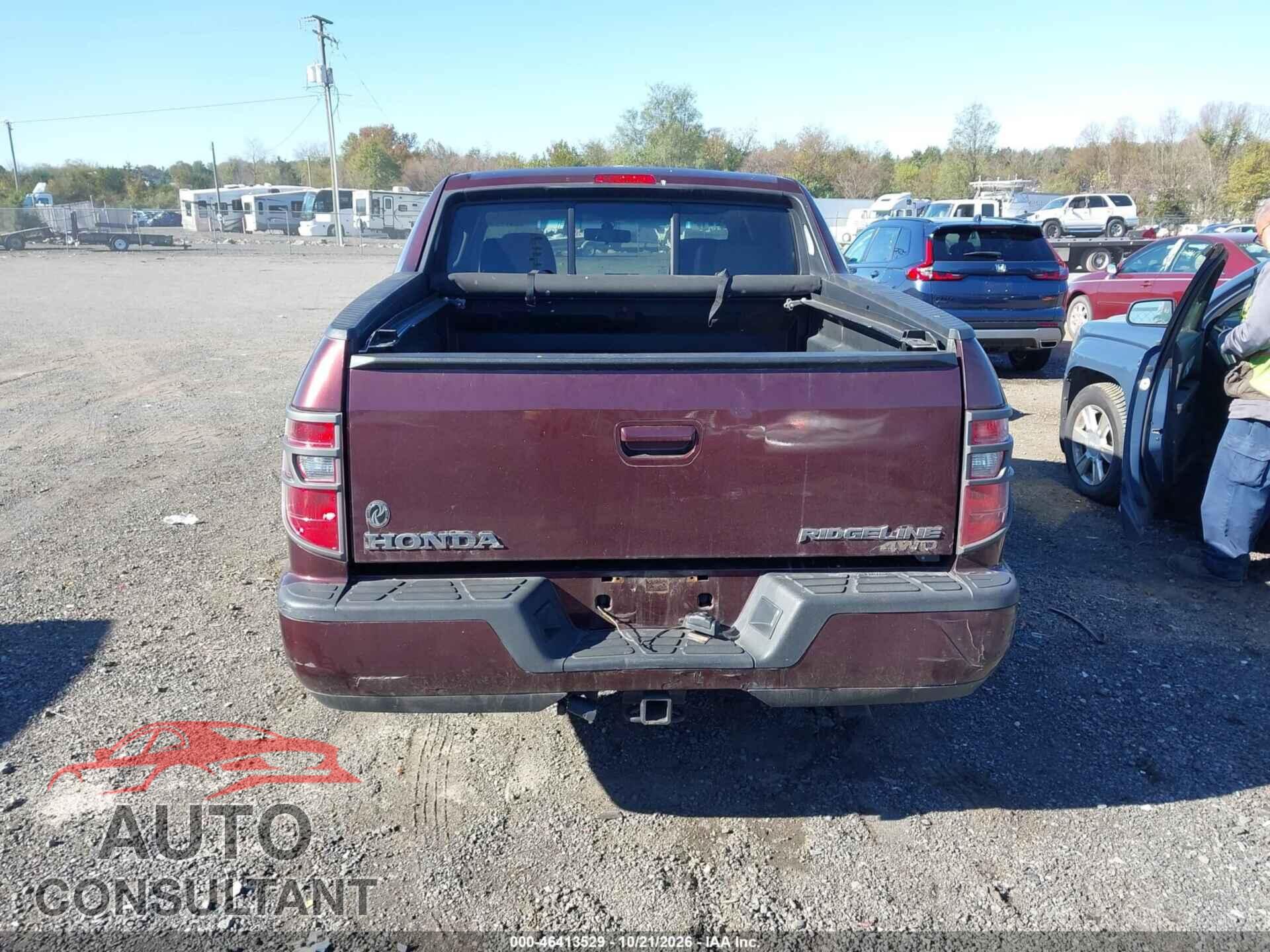 HONDA RIDGELINE 2009 - 5FPYK16539B107801