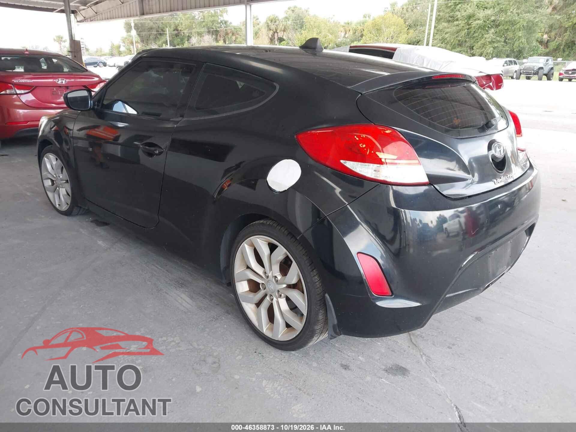 HYUNDAI VELOSTER 2012 - KMHTC6AD2CU078782