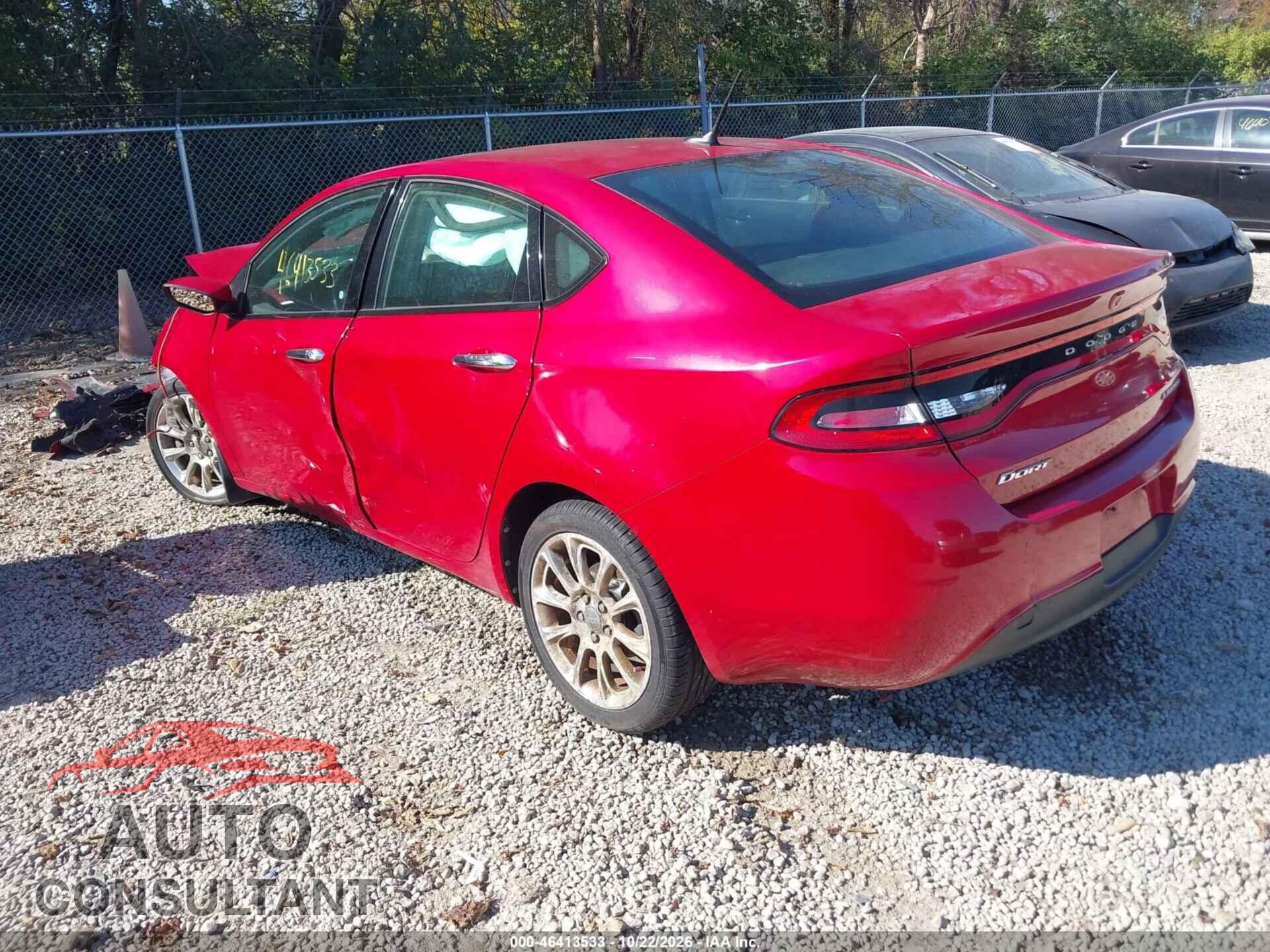DODGE DART 2013 - 1C3CDFCA8DD198984