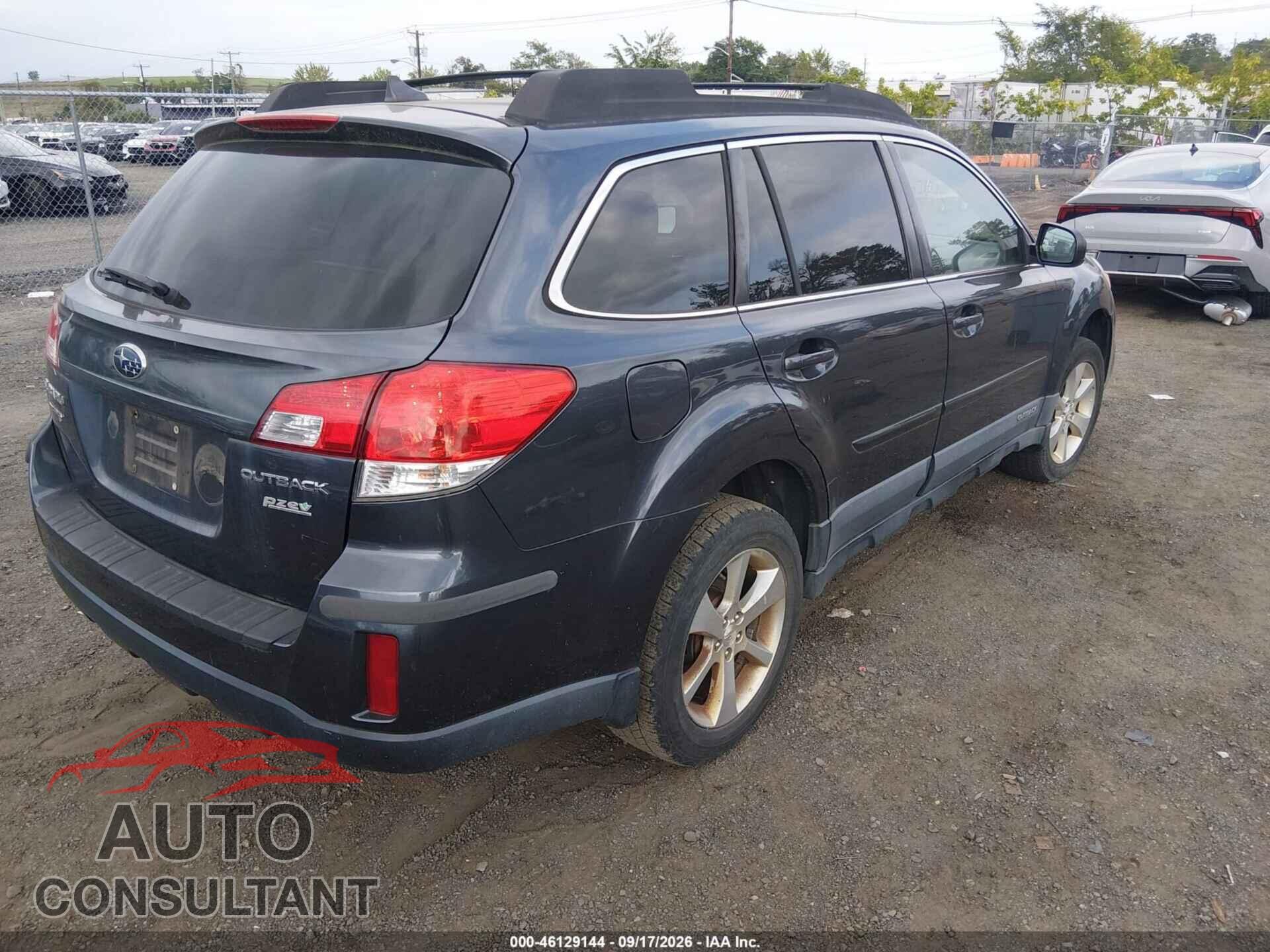 SUBARU OUTBACK 2013 - 4S4BRBKC6D3321882