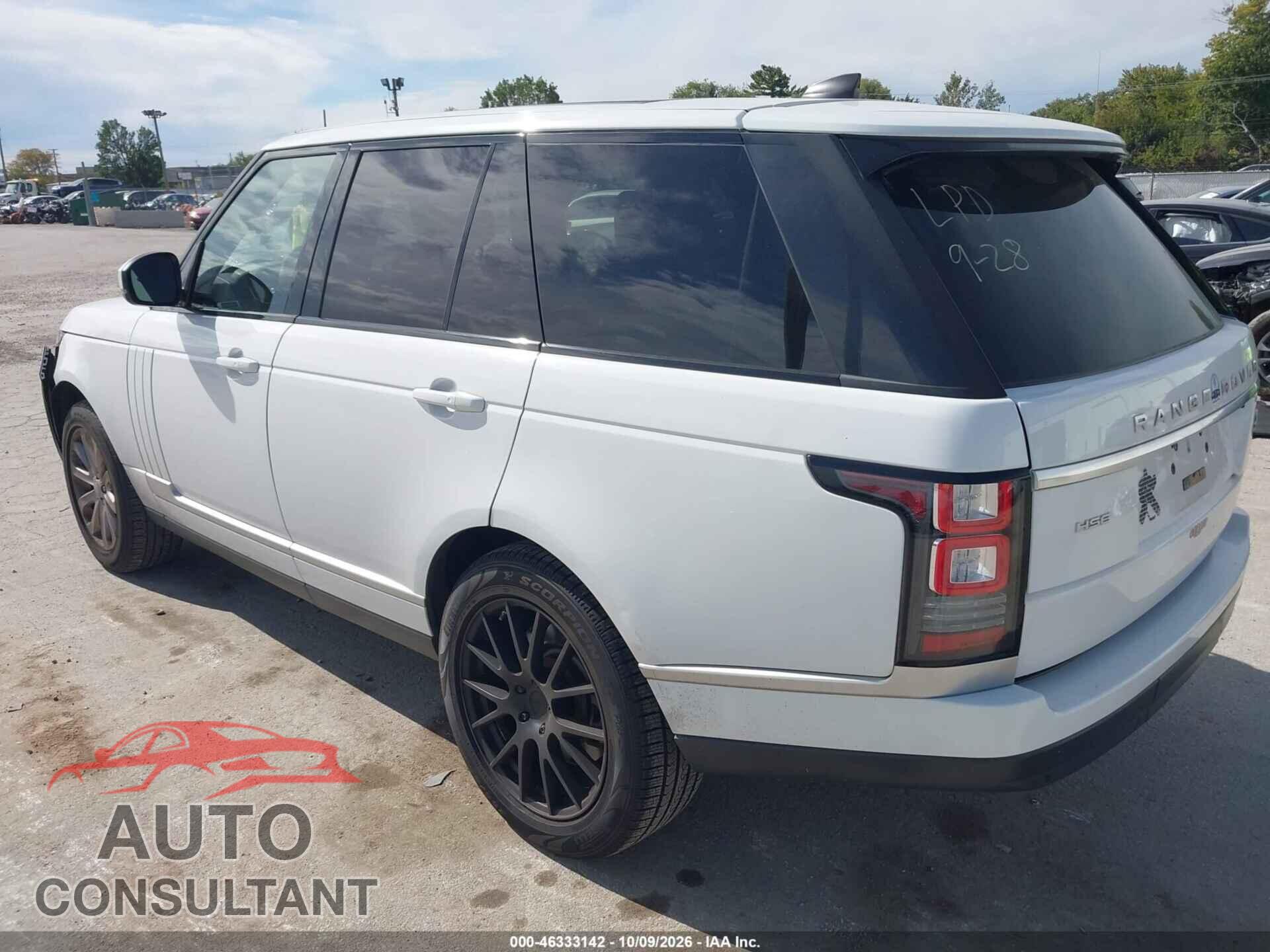 LAND ROVER RANGE ROVER 2017 - SALGS2FV5HA327581