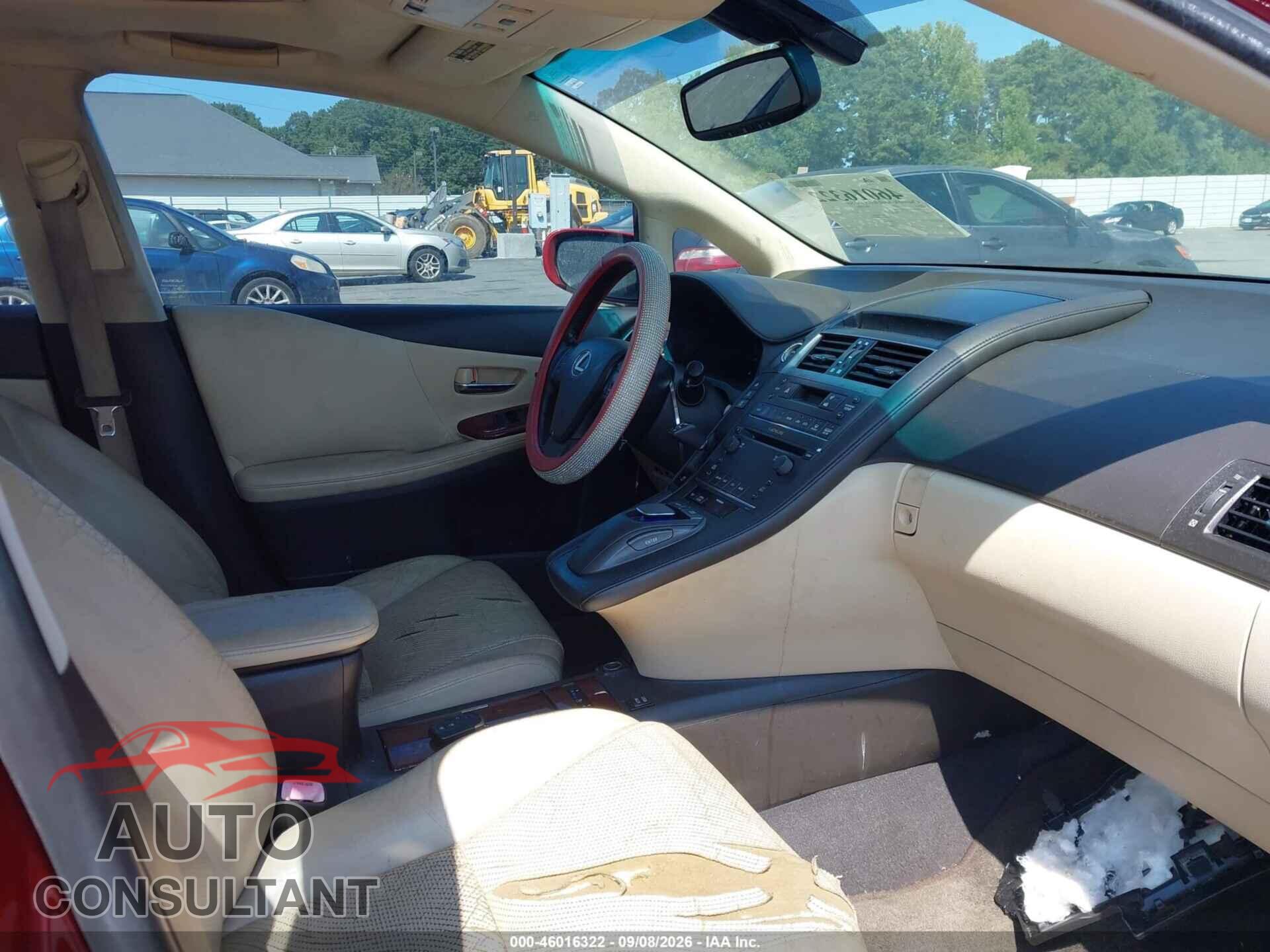 LEXUS HS 250H 2010 - JTHBB1BA2A2033438