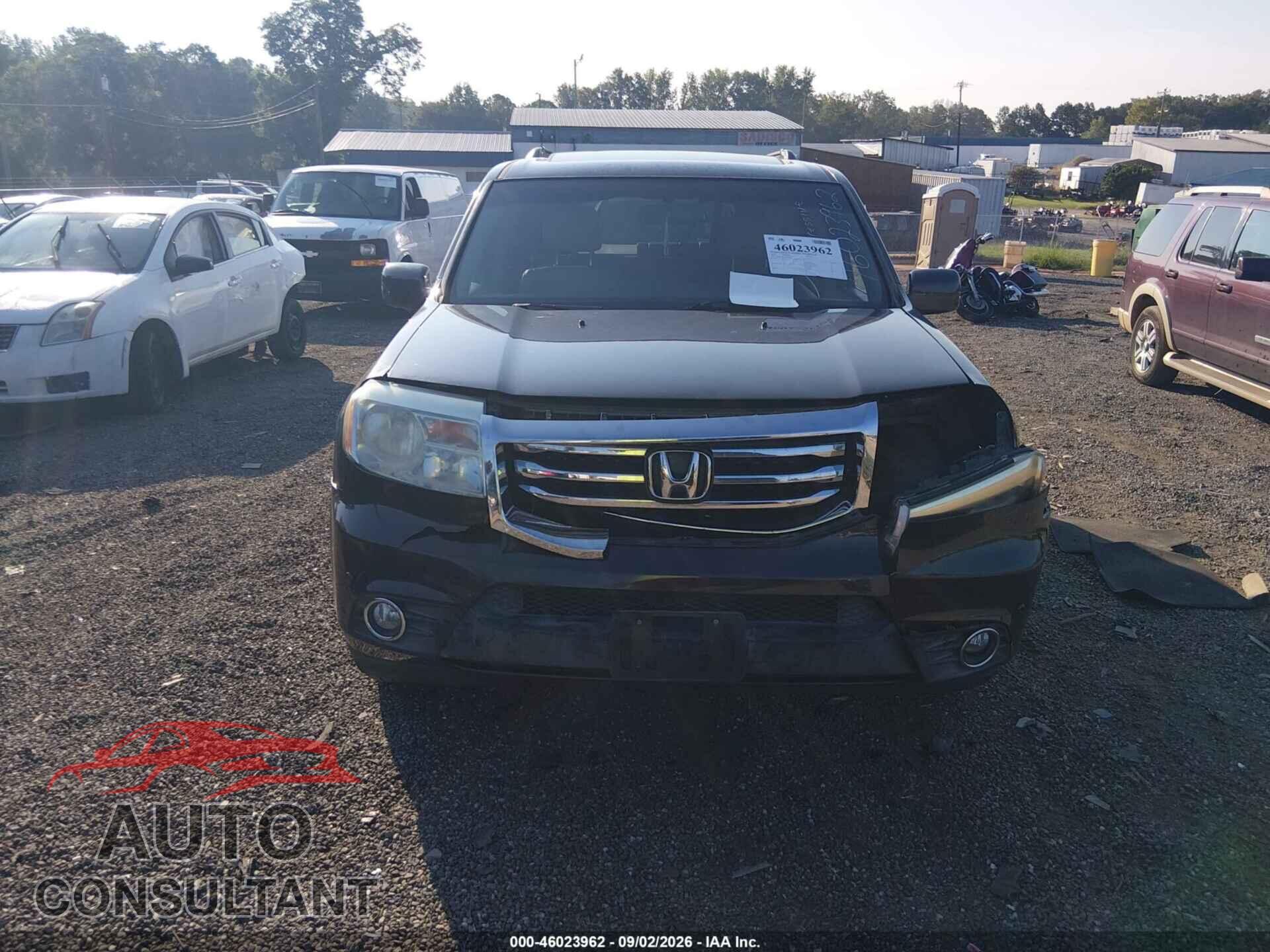 HONDA PILOT 2012 - 5FNYF4H97CB058057