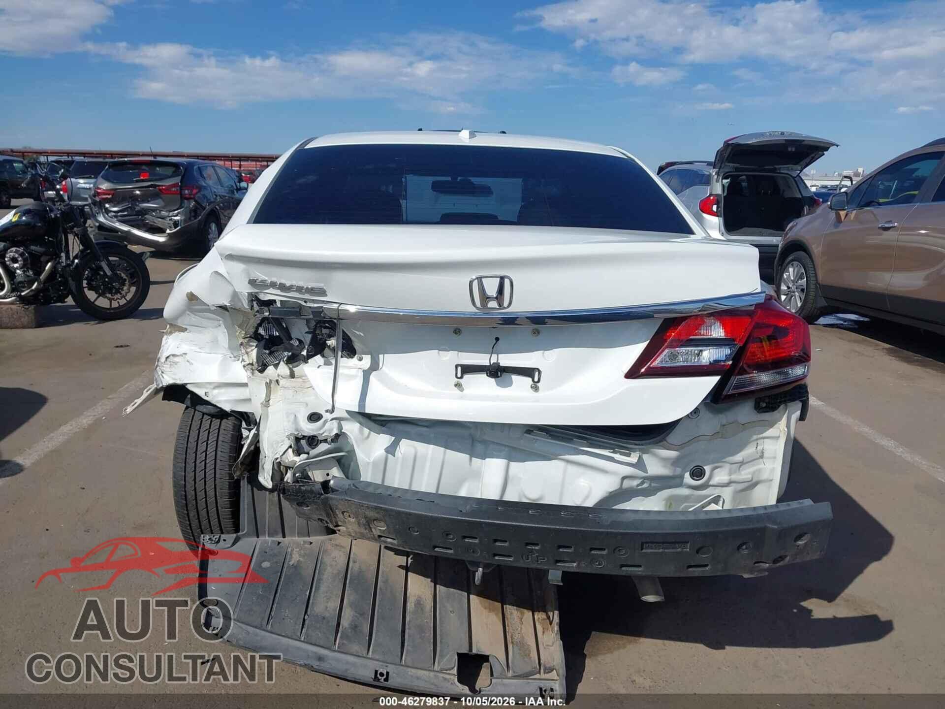 HONDA CIVIC 2013 - 19XFB2F99DE082703