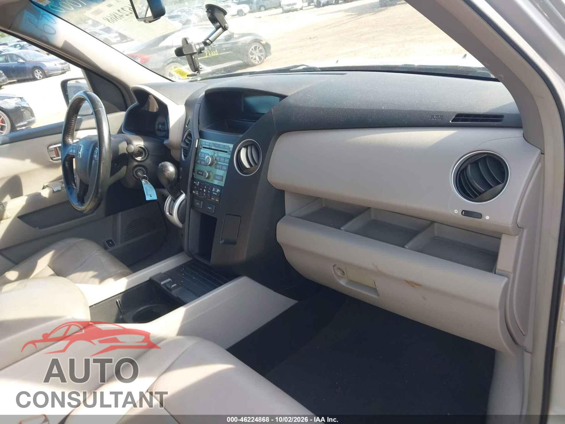 HONDA PILOT 2009 - 5FNYF48539B023828