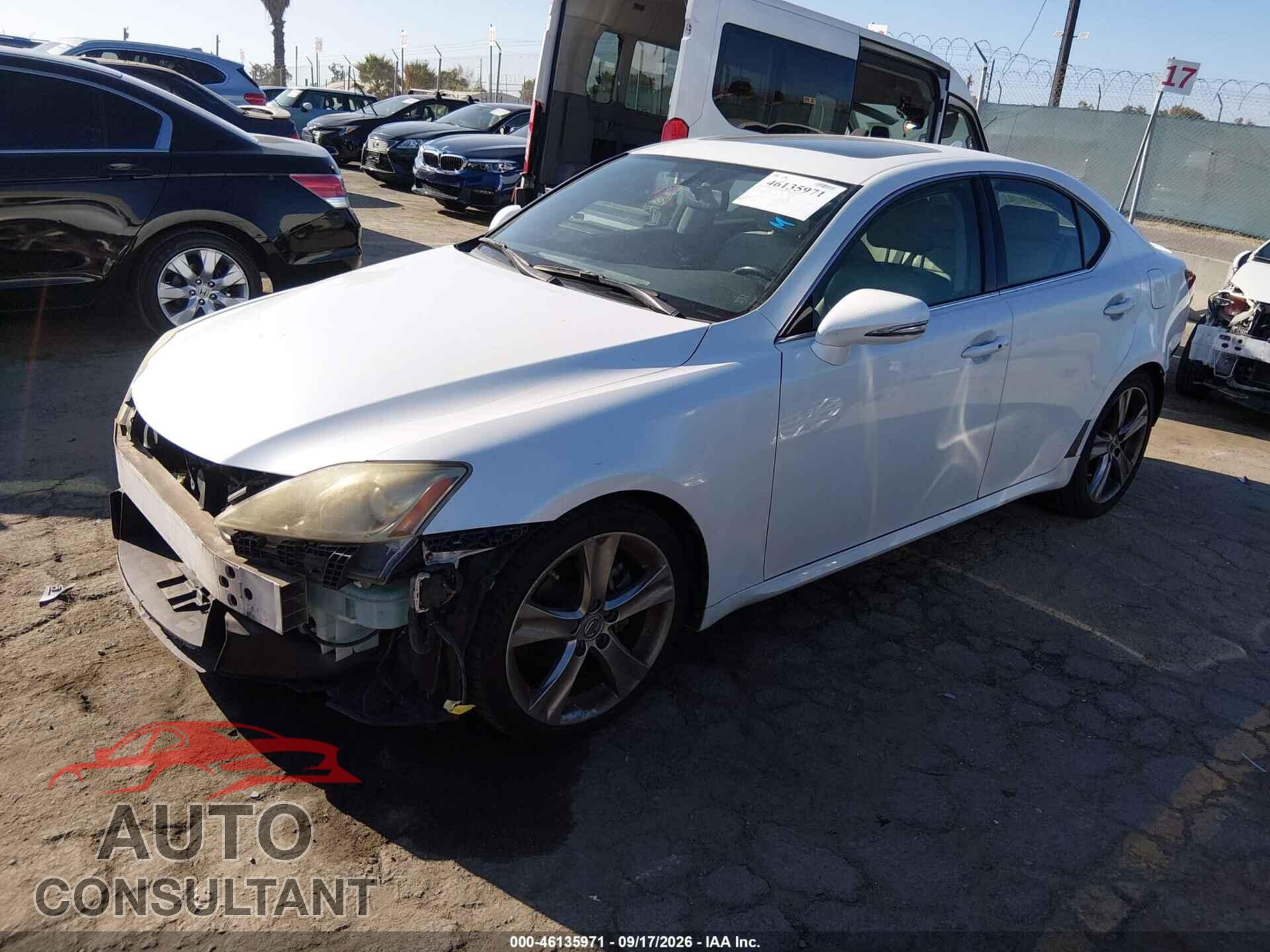 LEXUS IS 250 2012 - JTHBF5C29C5177427