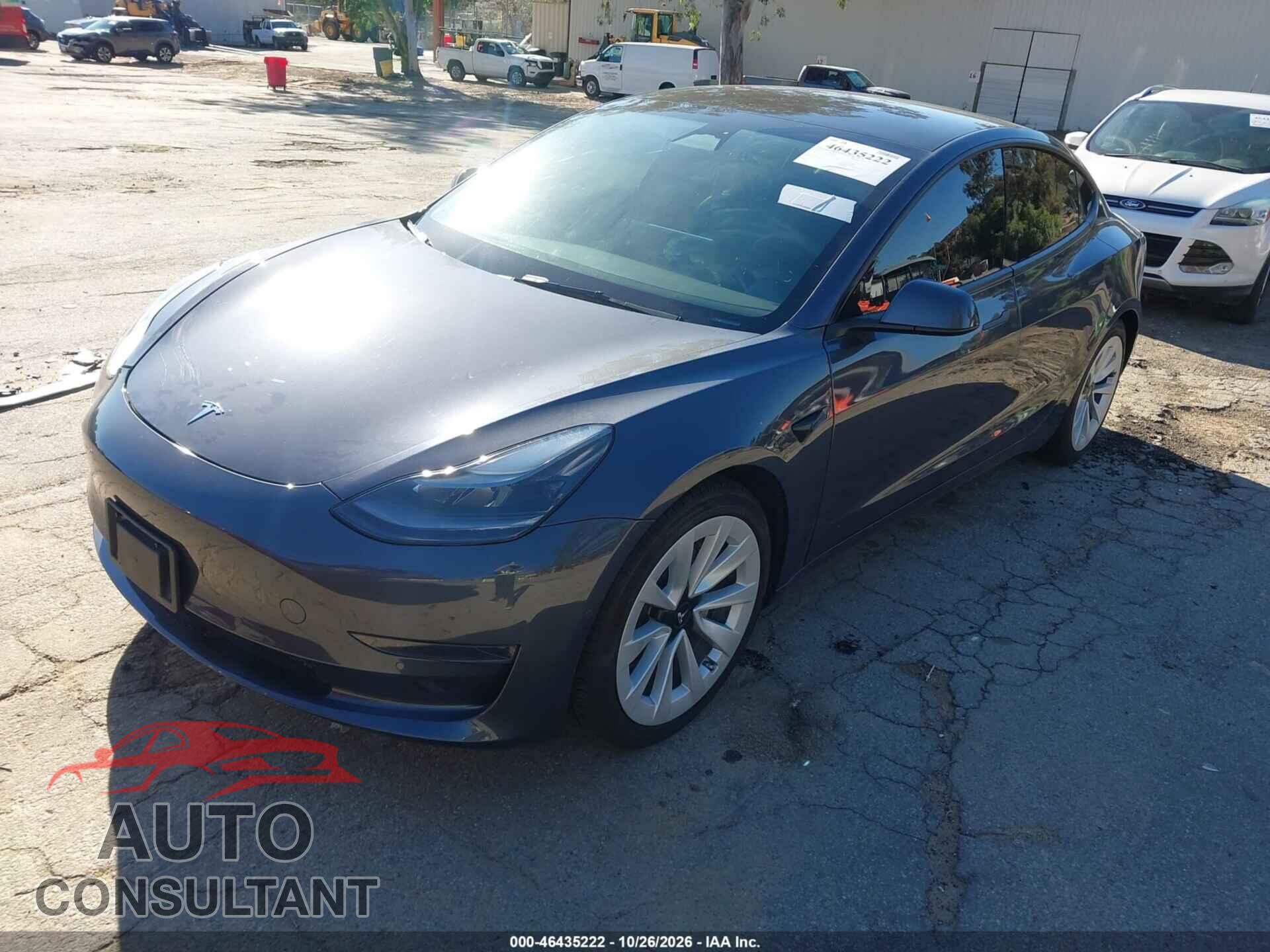 TESLA MODEL 3 2022 - 5YJ3E1EA3NF359020