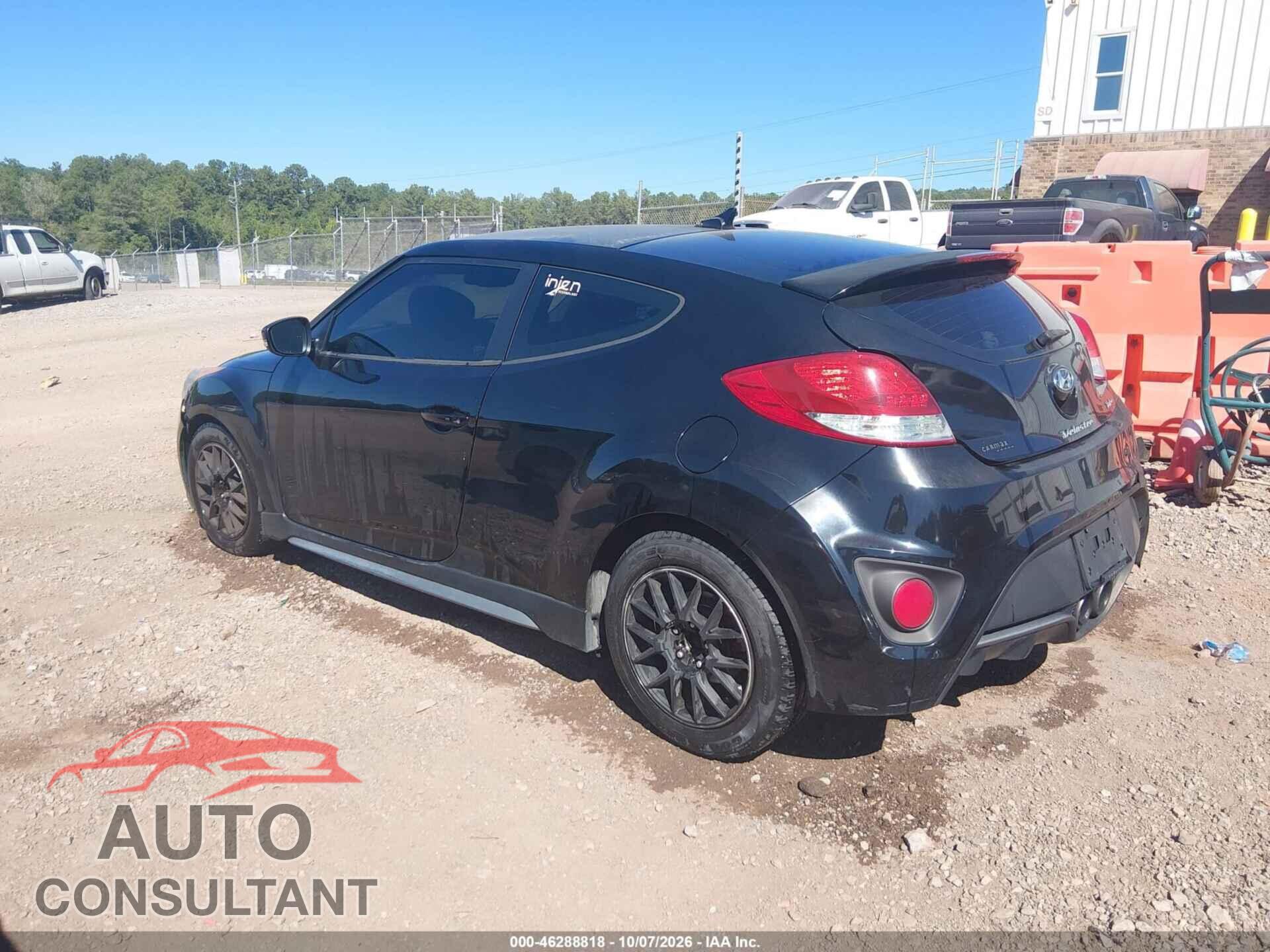 HYUNDAI VELOSTER 2013 - KMHTC6AE6DU177549