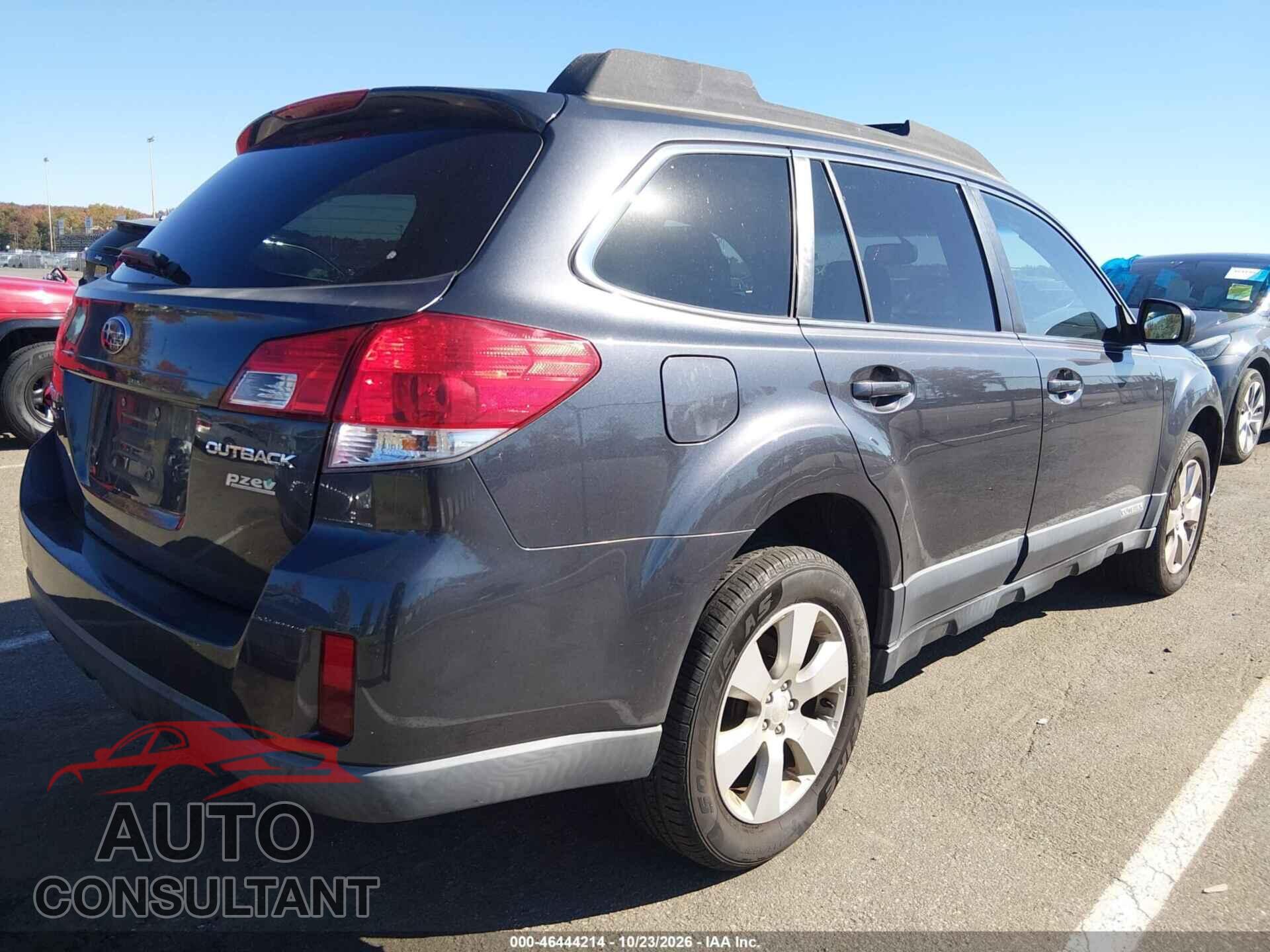SUBARU OUTBACK 2012 - 4S4BRBGC4C1234923