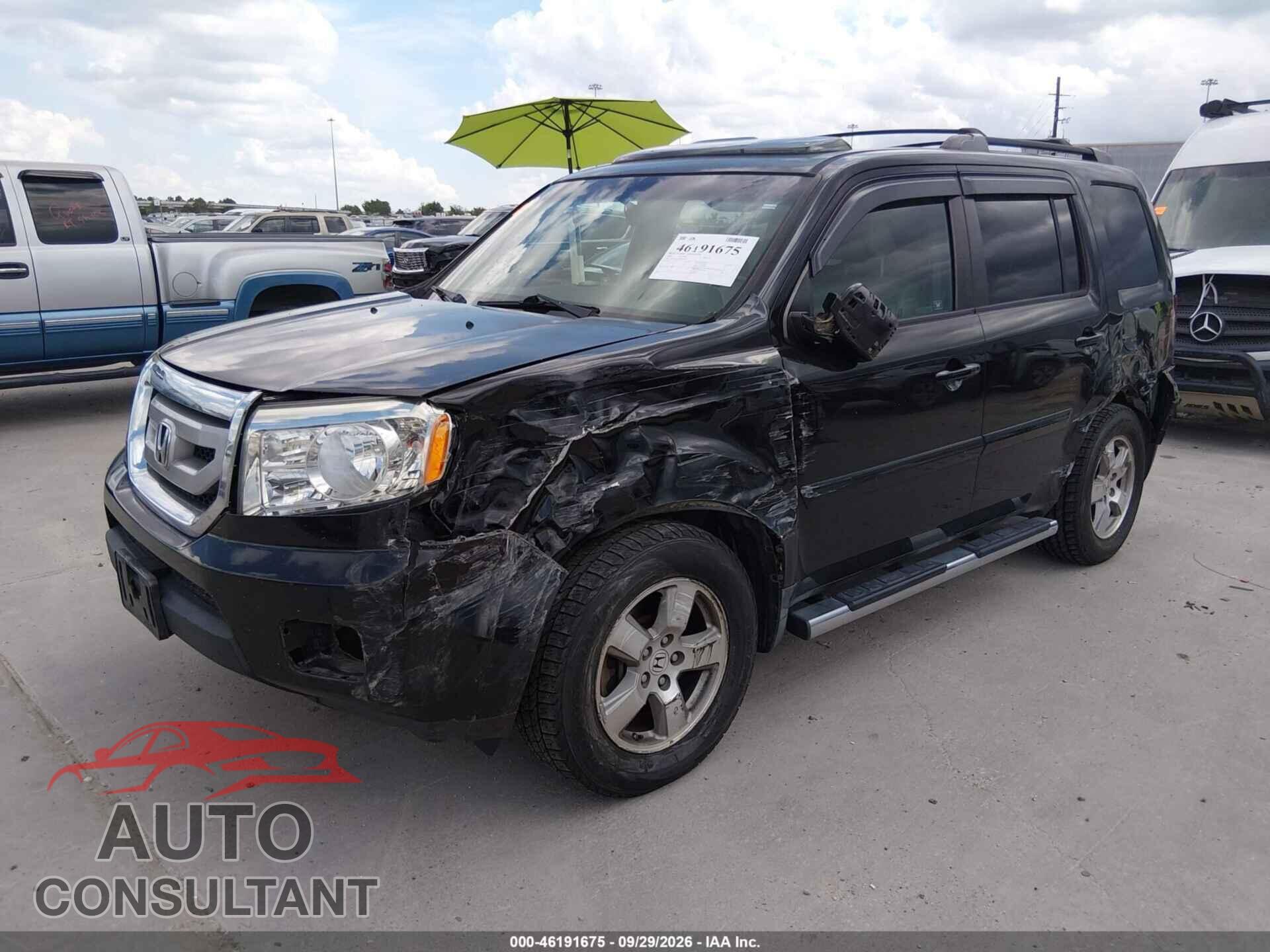 HONDA PILOT 2011 - 5FNYF4H53BB006274