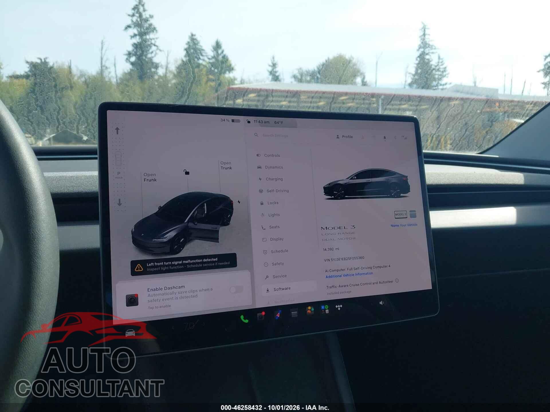 TESLA MODEL 3 2025 - 5YJ3E1EB2SF055360
