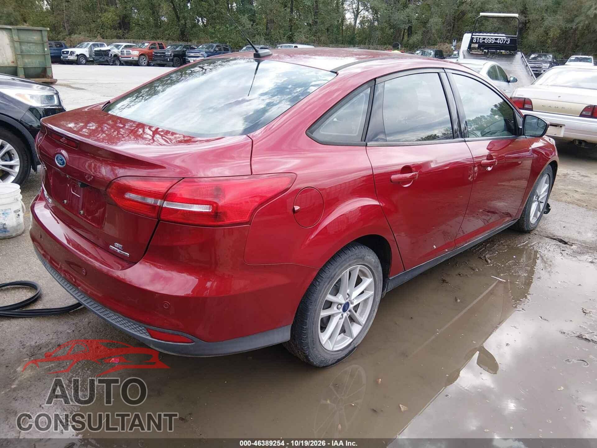 FORD FOCUS 2016 - 1FADP3F20GL266074