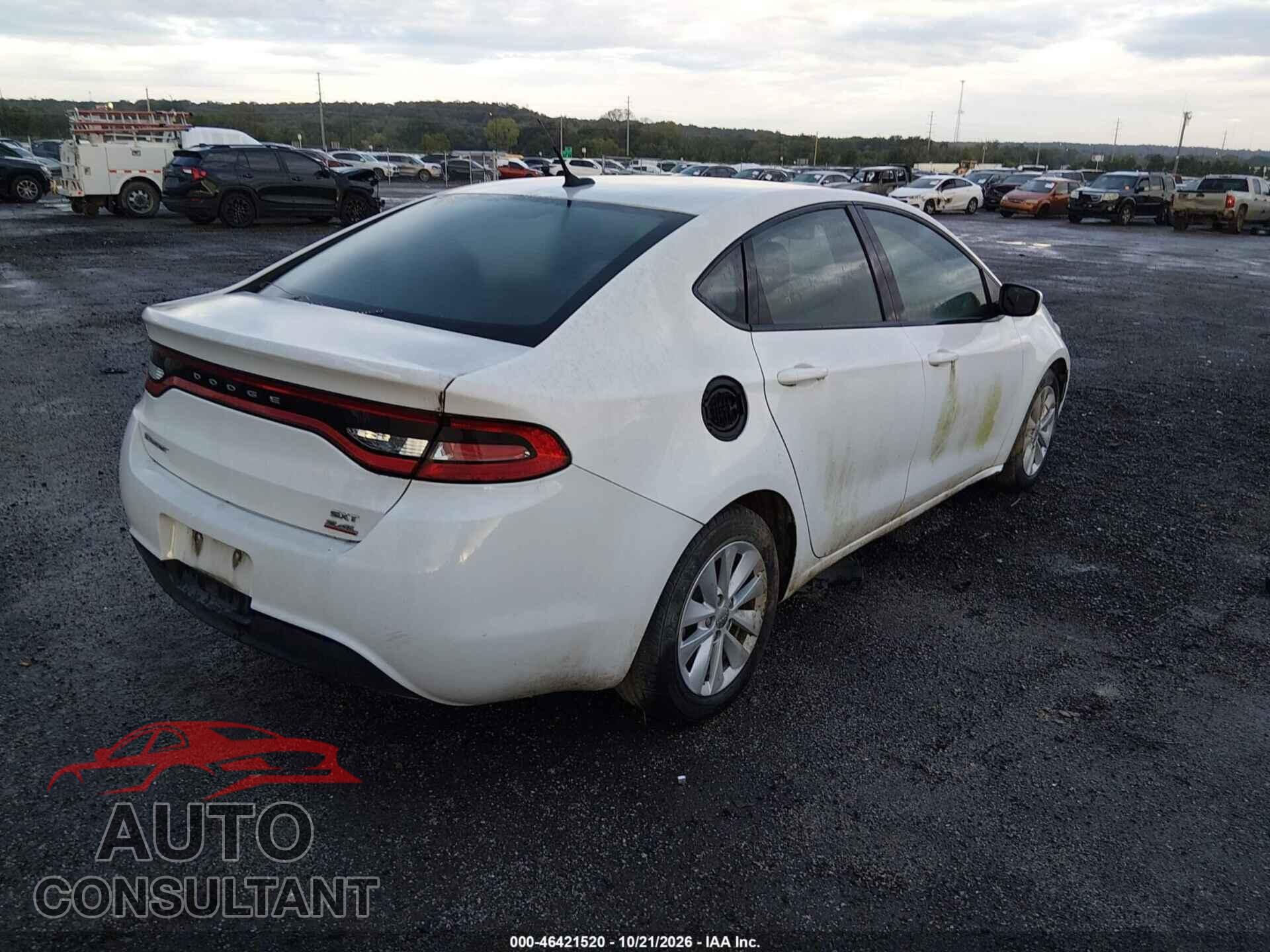 DODGE DART 2014 - 1C3CDFBB3ED883597