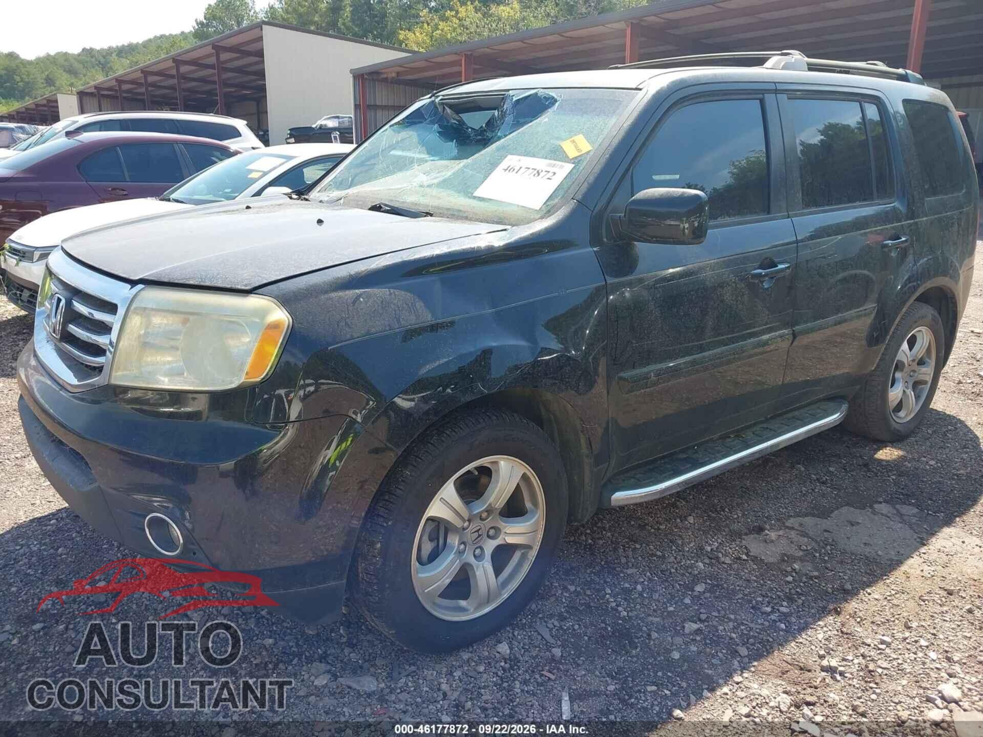 HONDA PILOT 2012 - 5FNYF3H44CB014838