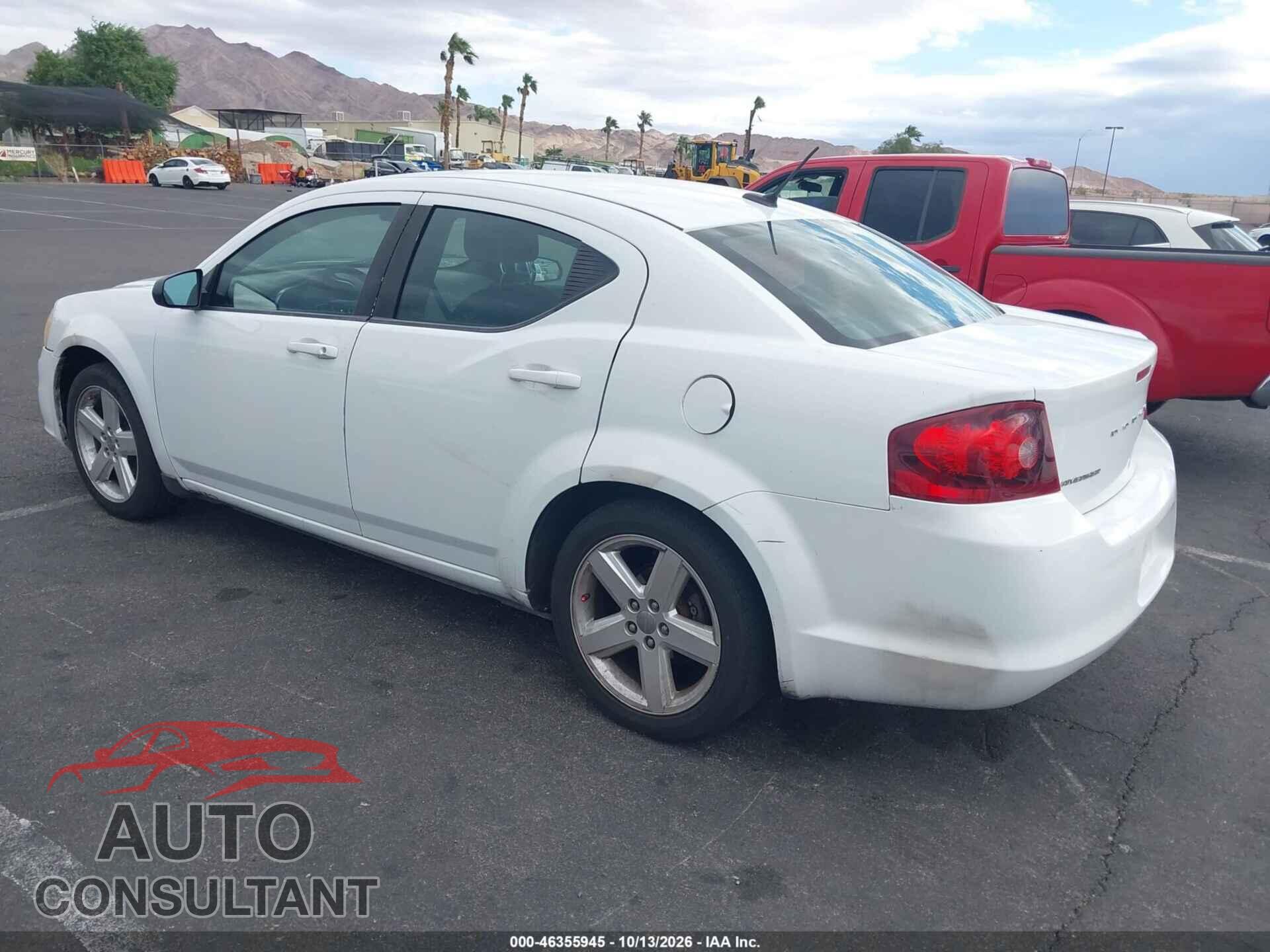 DODGE AVENGER 2013 - 1C3CDZAB6DN537328