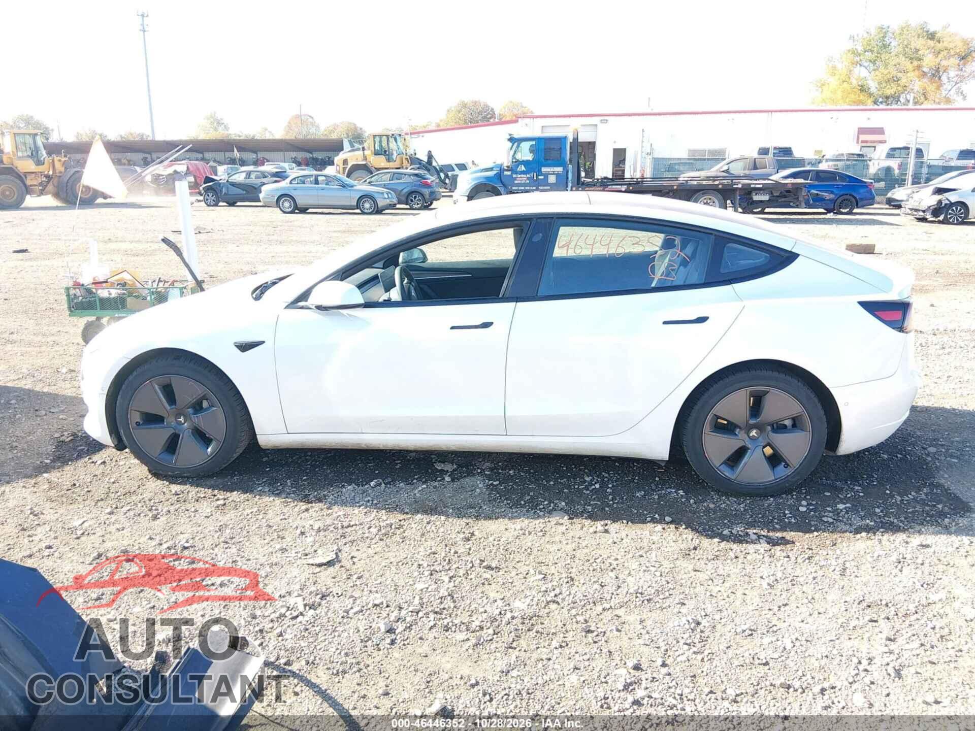 TESLA MODEL 3 2022 - 5YJ3E1EB2NF194022