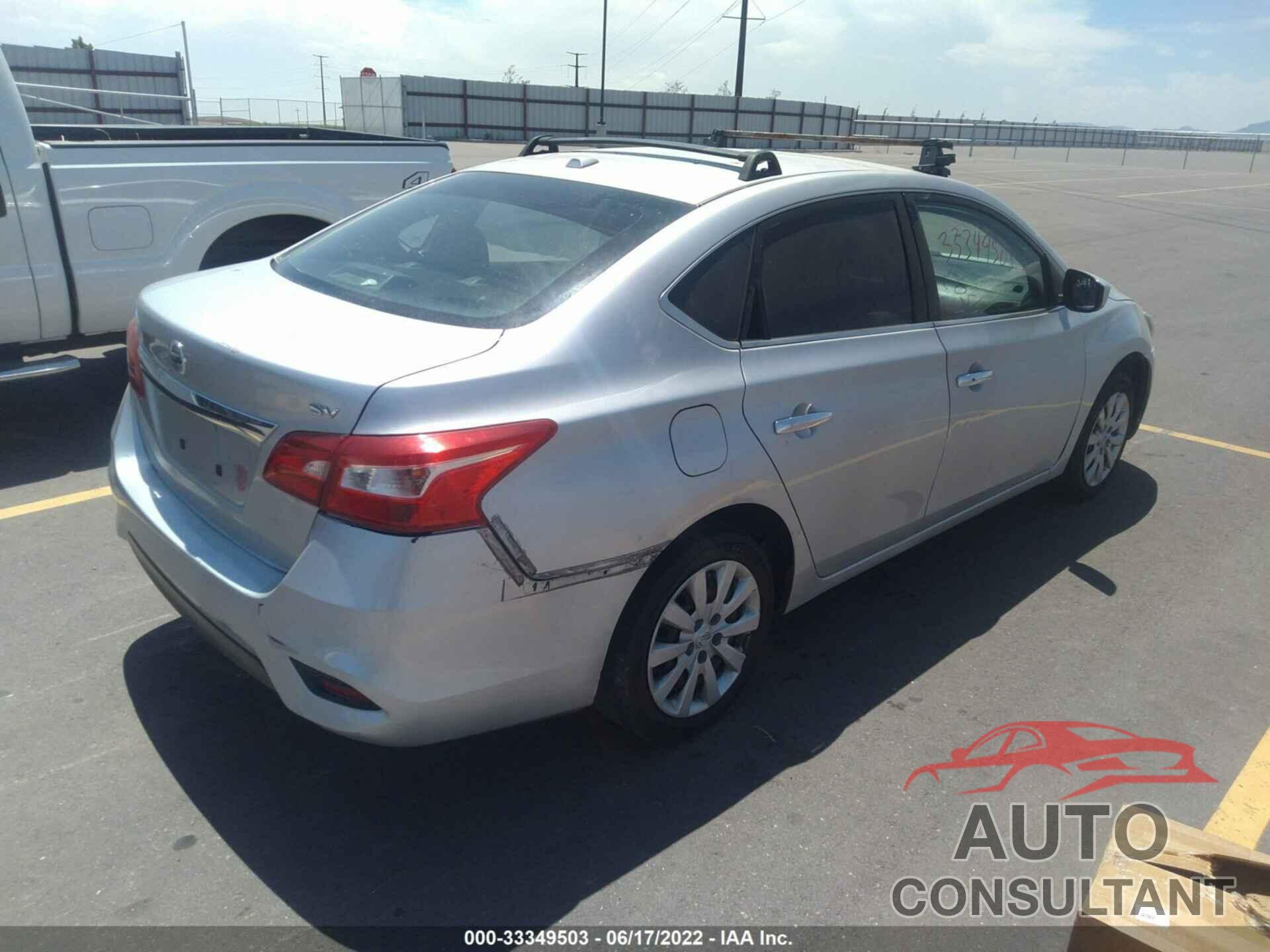 NISSAN SENTRA 2016 - 3N1AB7APXGY245281