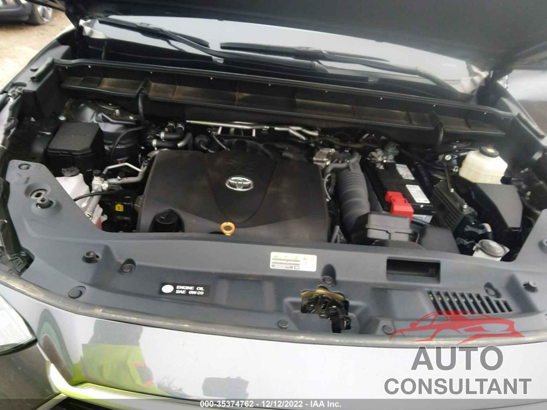 TOYOTA HIGHLANDER 2020 - 5TDGZRAH3LS002680