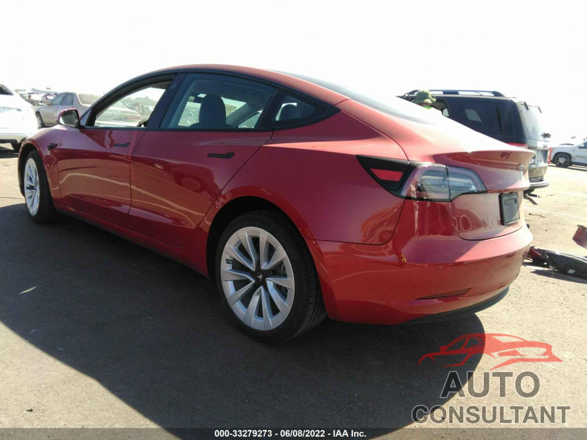 2022 TESLA MODEL 3 LONG RANGE Electric - 5YJ3E1EB0NF122039